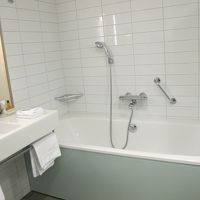 大きなバスタブがすごくうれしかった