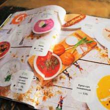 メニュー２．ボルシチなど軽食類