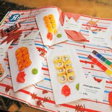 メニュー４．寿司など