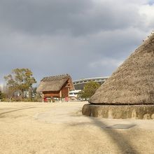 復元された建物群