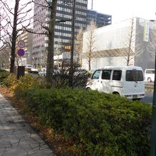 愛宕上杉通り交差点付近