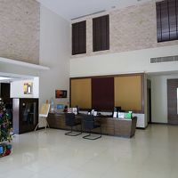 ロビー、とても簡素です 