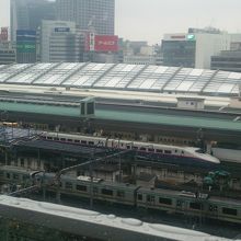 キッテガーデンからのトレインビューの様子