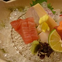 新鮮なお刺身