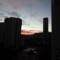 ここからはダイアモンドヘッドがベランダから見えました。