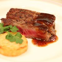 ロースステーキ♪　美味でした