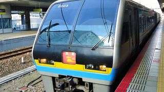 車窓からの絶景