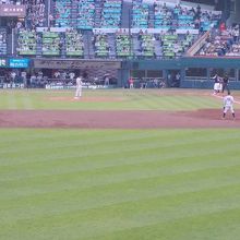 内野の様子