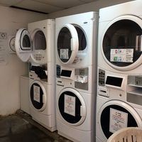 洗濯、乾燥は無料です。液体洗剤を入れるだけ