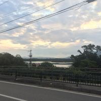 カフェから川平湾が臨めます。