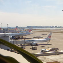 第１ターミナル北ウイングを見渡せます