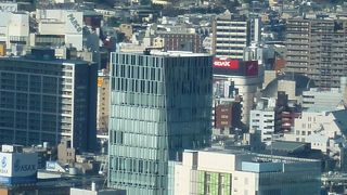 上空からはさほど目立ちませんでした