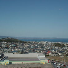 山並みも気持ちよく見えます。