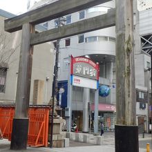 東門町の西側入り口
