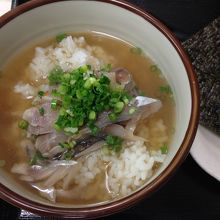 鯵お茶漬け