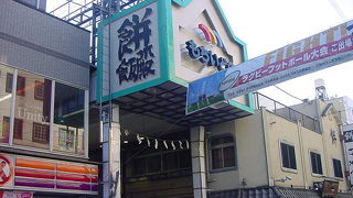 生活感のあるアーケードです