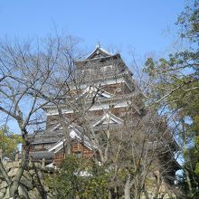天守閣に登れます