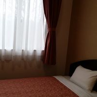 フォレストヴィラのメゾネットタイプ（１階のベッド）