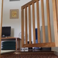 ２階和室につながるところは転落防止があり子供も安心！