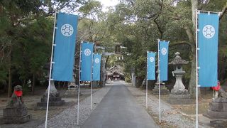 長宗我部元親ゆかりの八幡宮