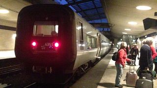 乗る前にチケットにスタンプを