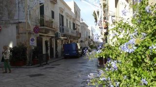 ポリニャーノ・ア・マーレのメインストリートはローマ通り♪