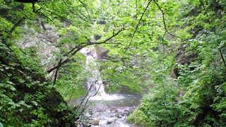 住宅街裏手にひっそりと流れる