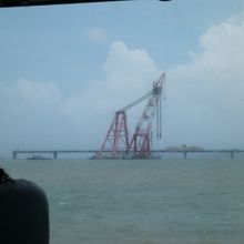 港珠澳大橋が建設中です