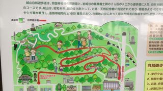 城下町エリアと桜島を眺めれます