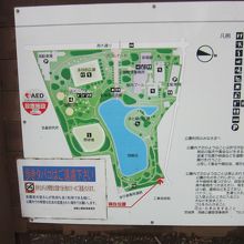 洞峰公園案内図