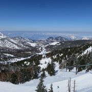 日本のスキー場最高峰からの眺めからが圧巻！