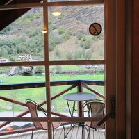 客室のベランダ