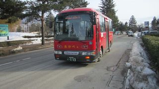 会津若松市内を時計回りに巡回します。