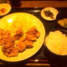 唐揚げ定食
