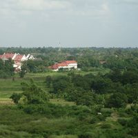 客室のバルコニーから外を撮影