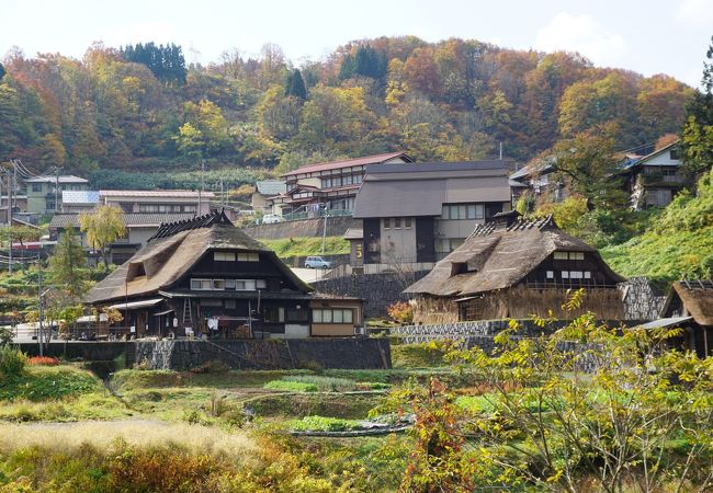 六十里越街道を湯殿山に向かう道の途中