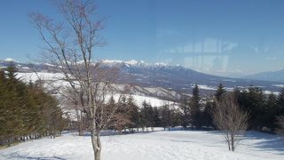 雪景色を眺めながらちょっと一休み！