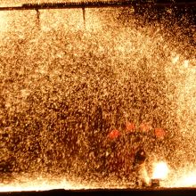 打樹花が始まりました