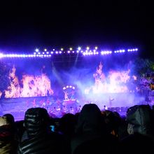 打樹花が始まりました