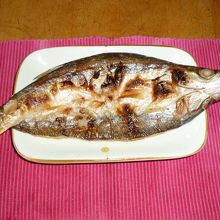 焼いたカマスの一夜干し