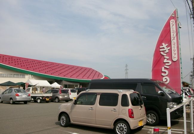 新鮮な野菜や果物、花がいっぱい