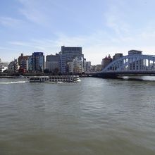 豊海橋から撮影。