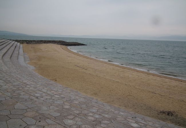 戸馳島にある海水浴場