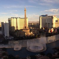 部屋の中からの噴水ショー