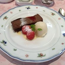 濃厚チョコのムース