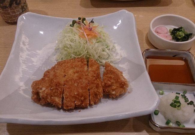 地下街で見つけたとんかつ屋さん