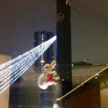 仕事中のサンタさん