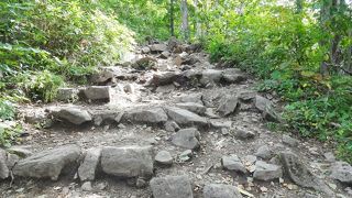 慈啓会病院入り口からの登山