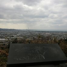 亀山頂上からの眺め