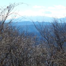 頂上付近からの眺め